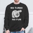 No Turbo No Fun Tuning Felpa Regalos para ancianos