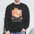 Offizielles Schlaf Nachthemd Schlafanzug Alpaca Lama Sweatshirt Geschenke für alte Männer