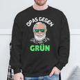 Opas Gegen Grüne Nein Danke Gray Sweatshirt Geschenke für alte Männer