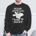 Papa Last Nerve Slogan Sweatshirt Geschenke für alte Männer