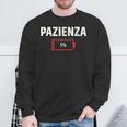 Pazienza 1 Frasi Divertenti Uomo Frase Scritta Divertente Felpa Regalos para ancianos