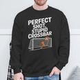 Perfect Shot Stupid Crossbar Soccer Sweatshirt Gifts for Old Men