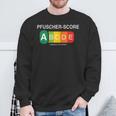 Pfuscher Score Sweatshirt Geschenke für alte Männer