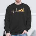 Pizza Pepperoni Pizza Heartbeat Sweatshirt Geschenke für alte Männer