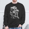 Playful Golden Retriever Dog In Photorealistic Style Sweatshirt Geschenke für alte Männer