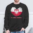 Poland In My Heart Polska Sweatshirt Geschenke für alte Männer