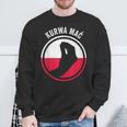 Polska Kurwa Pole Polish Flag Sweatshirt Geschenke für alte Männer