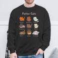 Potter Cats For Cat Lovers Sweatshirt Geschenke für alte Männer