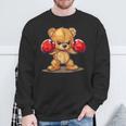 Pretty Teddy Bear Costume For Boxing Lovers Sweatshirt Gifts for Old Men