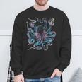 Psychedelic Octopus Colorful Trippy Kraken Ocean Sea Felpa Regalos para ancianos