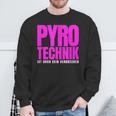 Pyrotechnik Ist Doch Keinerbrechen Hüftgold Eggers Outfit Sweatshirt Geschenke für alte Männer