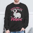 Rabbit Mich Gibt Es Nur Mit Hasen Sweatshirt Geschenke für alte Männer