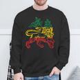 Rastafari Lion Of Judah Reggae Sweatshirt Geschenke für alte Männer