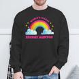 Regenbogen Retro World's Netteste Energie Auditor Sweatshirt Geschenke für alte Männer