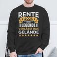 Rente 2025 Eine Legendeerlässt Das Gelände Lustiges Sweatshirt Geschenke für alte Männer