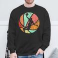 Retro Basketball Player Dunk Silhouette Sweatshirt Geschenke für alte Männer