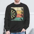 Retro Dart For Dart Game Sweatshirt Geschenke für alte Männer