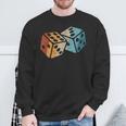 Retro Dice Gameintage Dice Sweatshirt Geschenke für alte Männer