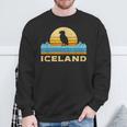 Retro Island Puffin Icelandic Bird Puffin Sweatshirt Geschenke für alte Männer