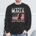 Retro I Am More Maga Now Than Ever Sweatshirt Gifts for Old Men