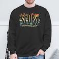 Retro Scuba Diving Into Friendship With God Vbs 2024 Sweatshirt Gifts for Old Men
