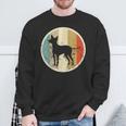 Retrointage Grunge Style Prague Rattler Dog Sweatshirt Geschenke für alte Männer