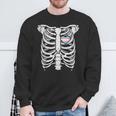 Ribcage Transgender Heart Transsexual Trans Pride Flag Lgbt Sweatshirt Geschenke für alte Männer