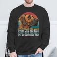 Ridgeback Jeden Bissen Den Du Isst Ridgeback Sweatshirt Geschenke für alte Männer