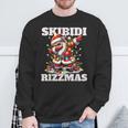 Rizz Christmas Santa Xmas Gen Alpha Skibidi Rizzmas Sweatshirt Gifts for Old Men