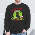 Rolling Up Some Christmas Spirit Xmas Santa Pajamas Holiday Sweatshirt Gifts for Old Men