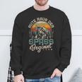 Rute Raus Der Spass Beginnt Fishingintage Angler Sweatshirt Geschenke für alte Männer