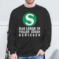 S-Bahn Das Leben Inoll Zügen German Sweatshirt Geschenke für alte Männer