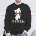 Sardegna Sardinien Karte Flagge Urlaub Italien Sweatshirt Geschenke für alte Männer