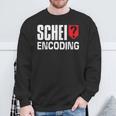 Schei Encoding Christmas Itler Nerd Sweatshirt Geschenke für alte Männer