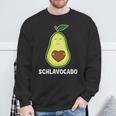 Schlavocado Avocado Pyjamas Sleep Outfit Pyjamas Heart Sweatshirt Geschenke für alte Männer