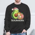 Schlavocato Official Sleep Pyjamas Sleep Avocado Cat Sweatshirt Geschenke für alte Männer