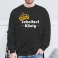 Schnitzelkönig Schnitzel Lovers Sweatshirt Geschenke für alte Männer