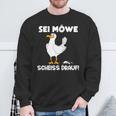 Sei Möwe Scheiss Drauf Sweatshirt Geschenke für alte Männer