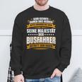 With Seine Majestät Der Busfahrer Cool Print Sweatshirt Geschenke für alte Männer