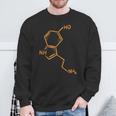 Serotonin Chemische Strukturen Chemie Sweatshirt Geschenke für alte Männer