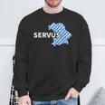 Servus Bayern Bavarian Slogan Sweatshirt Geschenke für alte Männer