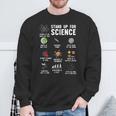 Setz Dich Für Wissenschaft Ein Wissenschaft Klimawandel Sweatshirt Geschenke für alte Männer