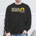 Sicilia Italia Italy Lemon Souvenirsintage Retro Sweatshirt Geschenke für alte Männer