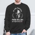 Siis Pacem Para Bellum Motivation Quote Fighter Gym Felpa Regalos para ancianos