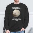 Silly Pluto Still Orbiting The Sun Divertente Astronomo Felpa Regalos para ancianos