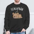 Sleeping Bear Cute Bear Sleep Pyjamas Sweatshirt Geschenke für alte Männer