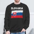 Slovakia Flag Holidayintage Grunge Slovak Flag Sweatshirt Geschenke für alte Männer