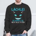 Smile Du Kannst Sie Nicht Alle Köten Cheshire Cat Sweatshirt Geschenke für alte Männer