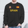 Spain Espana Flag Football Sweatshirt Geschenke für alte Männer