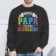 Stolzer Papaon Einem Schulkind First Day Of School Sweatshirt Geschenke für alte Männer